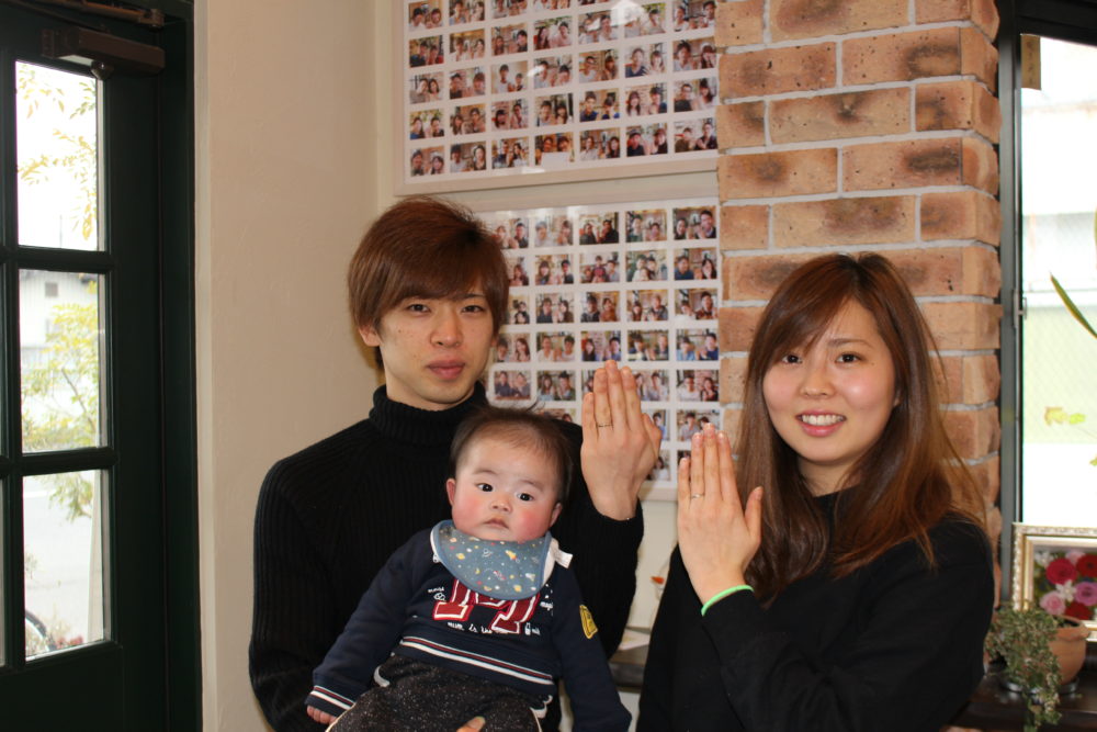 広島県尾道市の高渕様ご夫妻(結婚指輪をご購入)