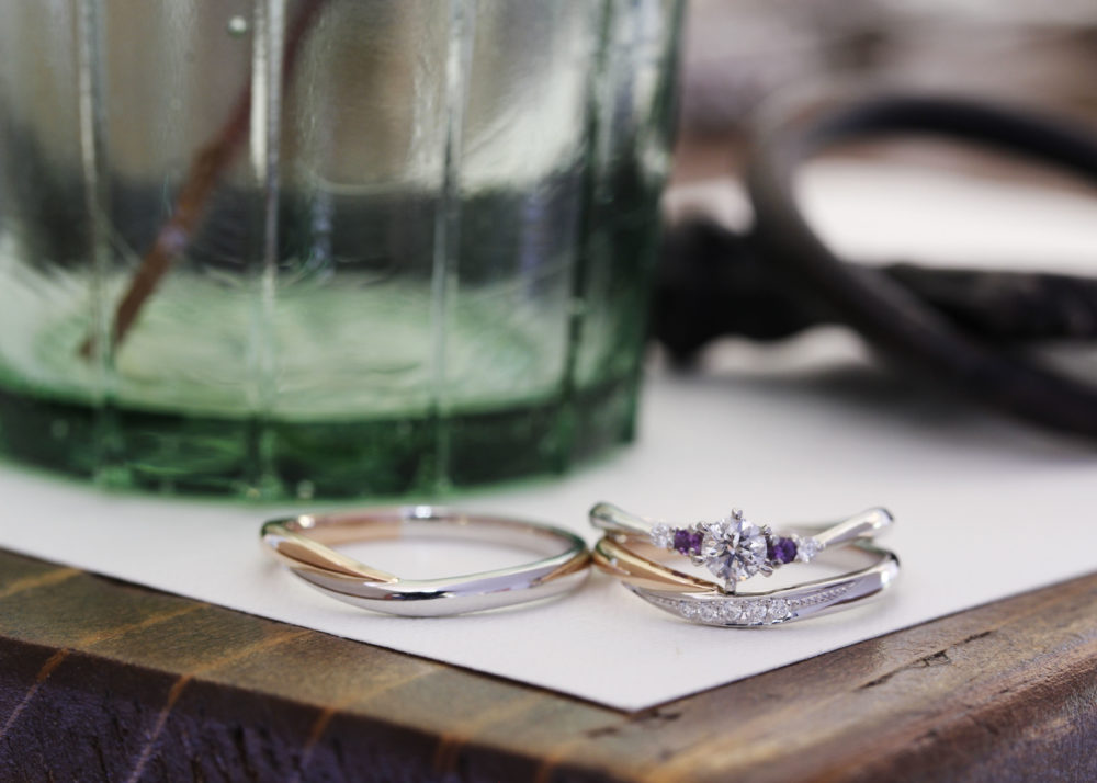 エルドーオリジナルのセットリング「メリア」