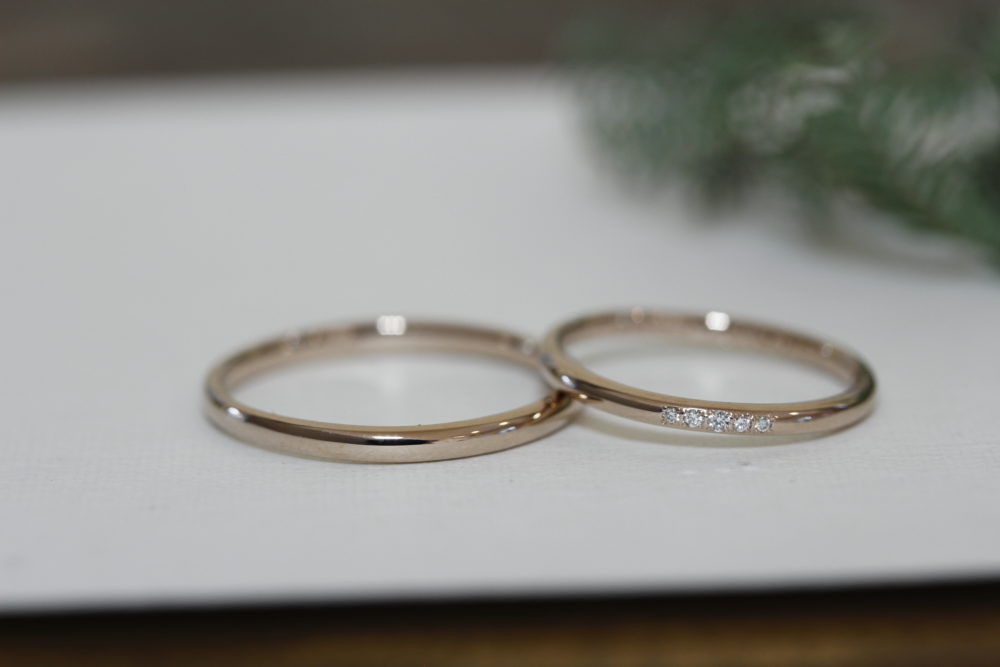 エルドーオリジナルの結婚指輪「メリア」