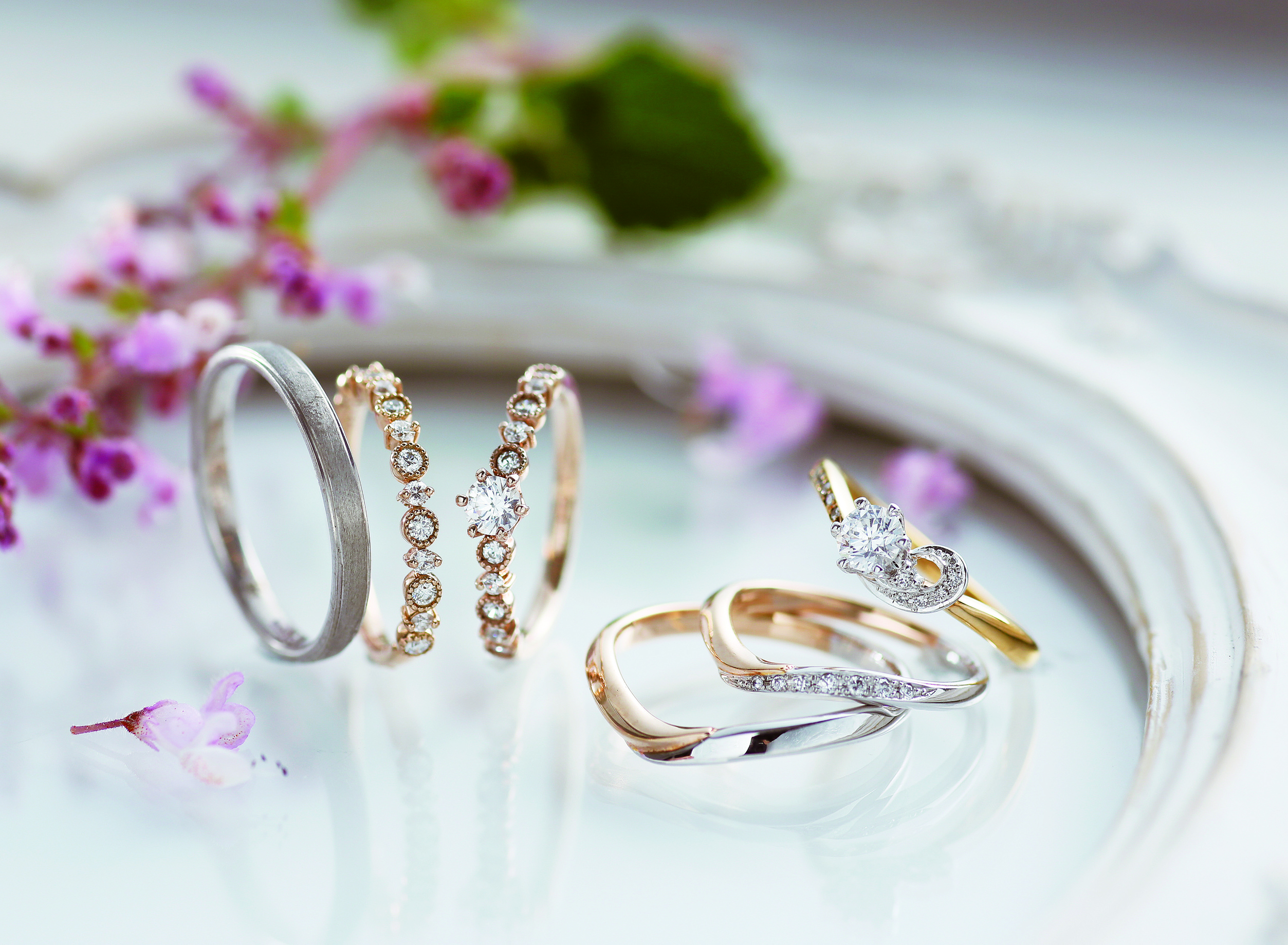 世界でたったひとつの婚約指輪と結婚指輪