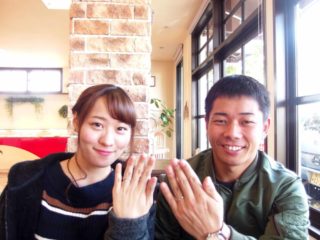 福山市平成台の千葉様ご夫妻（結婚指輪ご購入）