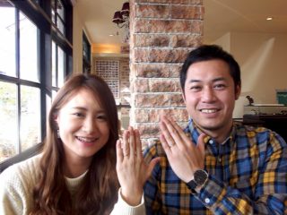 尾道市の景山様ご夫妻（結婚指輪ご購入）