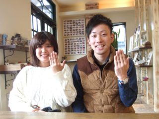 岡山県笠岡市の吉岡様ご夫妻(マリッジリングをご購入)