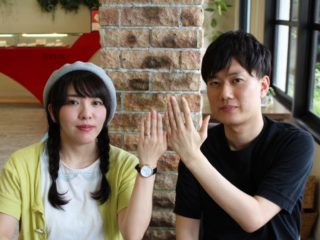 広島県広島市の高松様ご夫妻(結婚指輪をご購入)