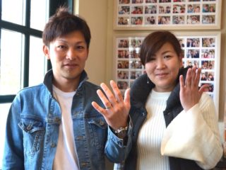 福山市川口町の高西様ご夫妻(マリッジリングをご購入)