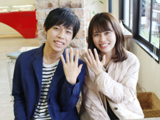広島県広島市の出口様ご夫妻(結婚指輪をご購入)