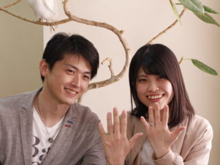 広島県尾道市の三浦様ご夫妻(結婚指輪をご購入)