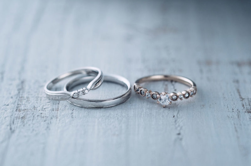 
ストレートシンプルでエタニティーの3本セットのエドーオリジナルブランド『メリア／melia』