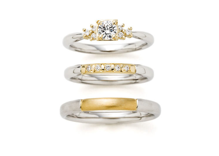 
満点の星空モチーフの指輪言葉があるエルドーセレクトブランドアフラックス／AFFLUX『ステラ／星に願いを』