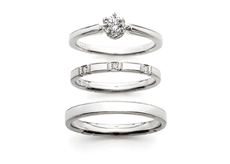 
シャンティ城モチーフの指輪言葉があるエルドーセレクトブランドアフラックス／AFFLUX『シャンティー／祝福』