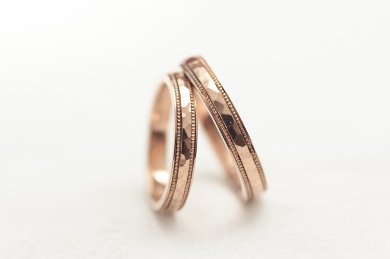 
ミル打ちと面取り加工のデザインのエルドーセレクトブランドカツキ／KATSUKI『ラヴィサン／うっとりするような』