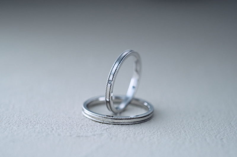 
両サイドミル打ちのエルドーオリジナルマリッジ『ル・ミュージック／Le musique』