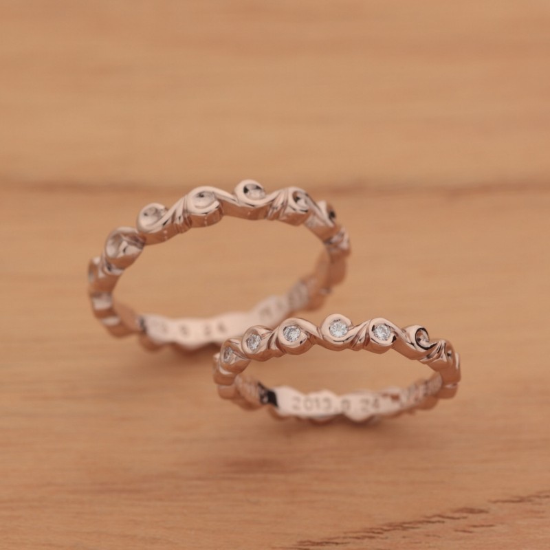 
唐草モチーフでアンティークなデザインのエルドーセレクトブランドカツキ／KATSUKI『ベルガモット／二人の絆』