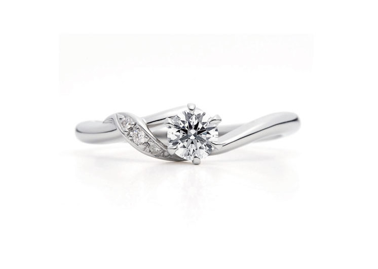 
連なる山々の山嶺をモチーフの指輪言葉のあるエルドーセレクトブランドアフラックス／AFFLUX『カム／思いやり』