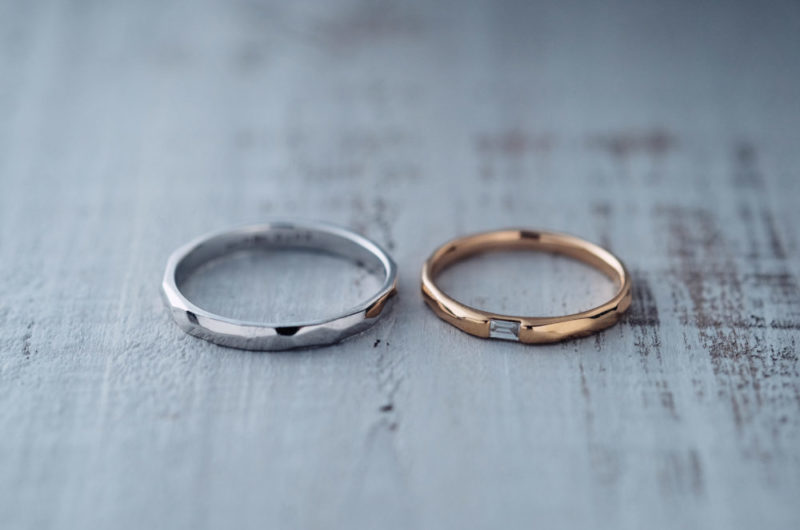 
バケットダイヤの入ったマリッジのエドーオリジナルブランド『メリア／melia』