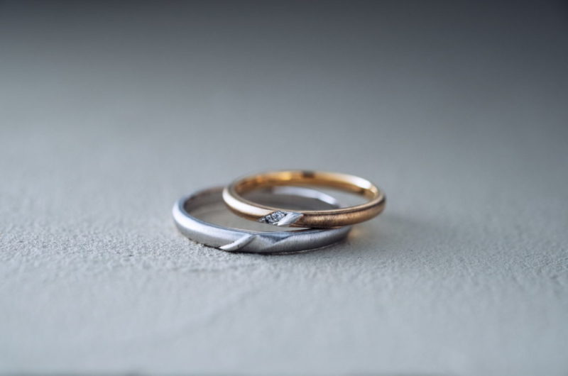 
特殊なマット加工のエルドーオリジナルマリッジ『ル・ミュージック／Le musique』