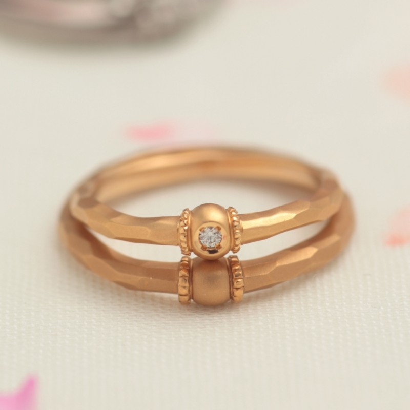 
アンティーク調でK20YGが人気なデザインのエルドーセレクトブランドカツキ／KATSUKI『ミール／蜂蜜』