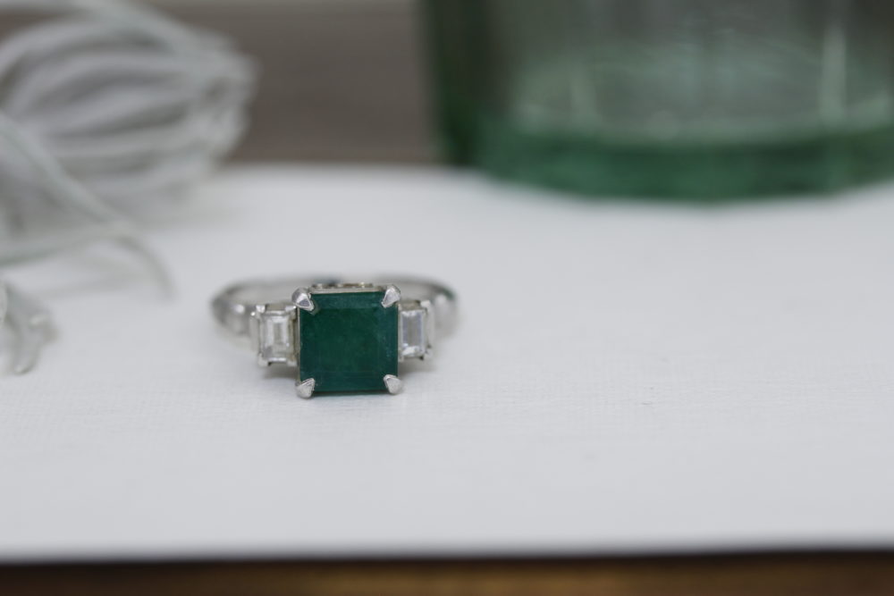 昔のジュエリーを自分と娘用にリフォーム