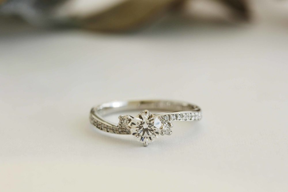 義母の婚約指輪を義娘の婚約指輪にリフォーム