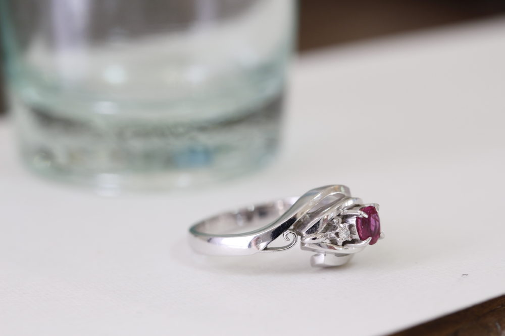 ルビーの指輪のリフォーム