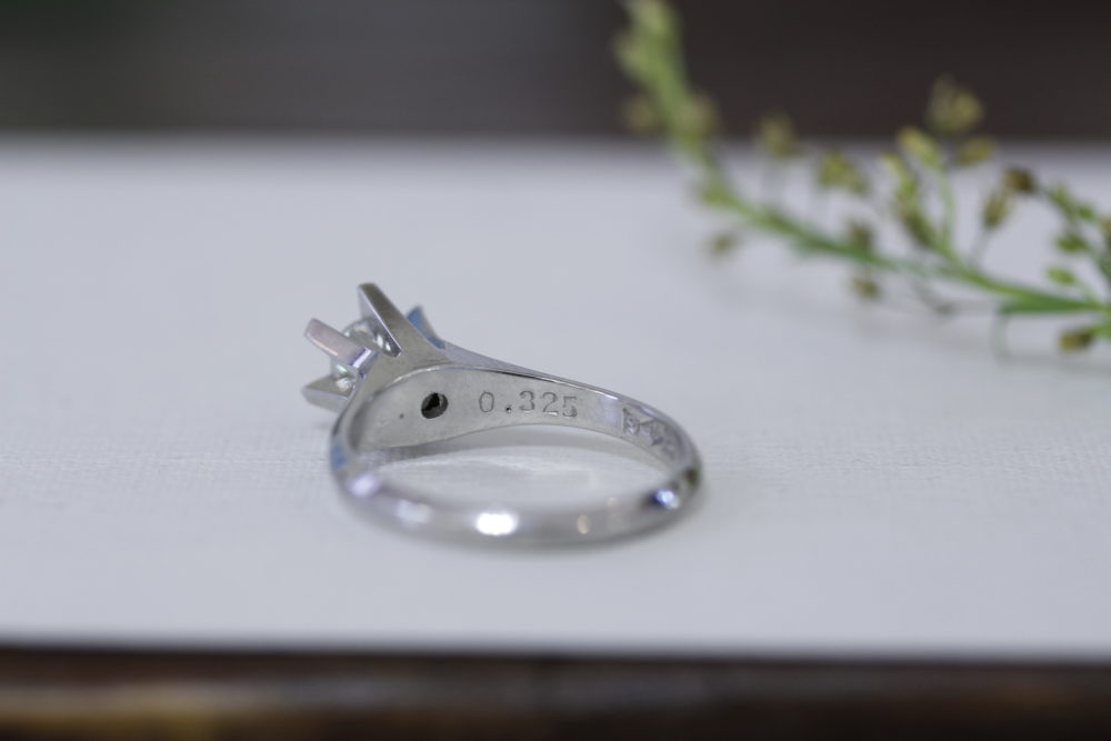 婚約指輪のダイヤを使って普段使いできるデザインへと