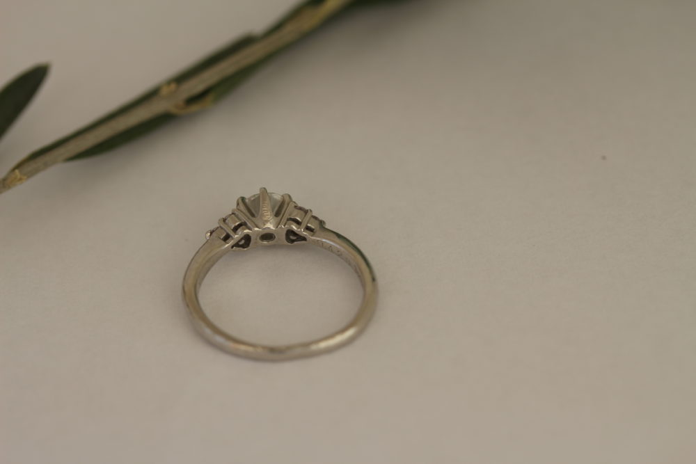 義母の婚約指輪を義娘の婚約指輪にリフォーム