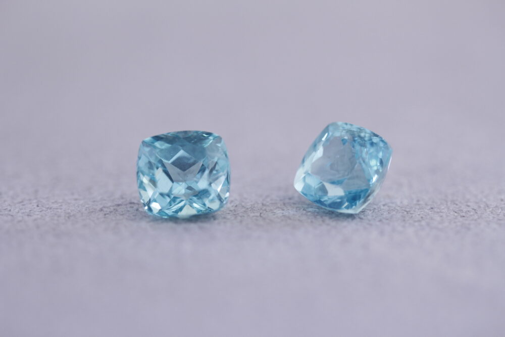 気に入ったルースをピアスに