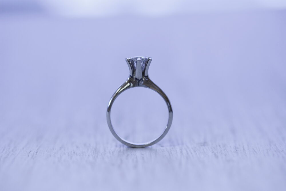 ダイヤの指輪をネックレスに