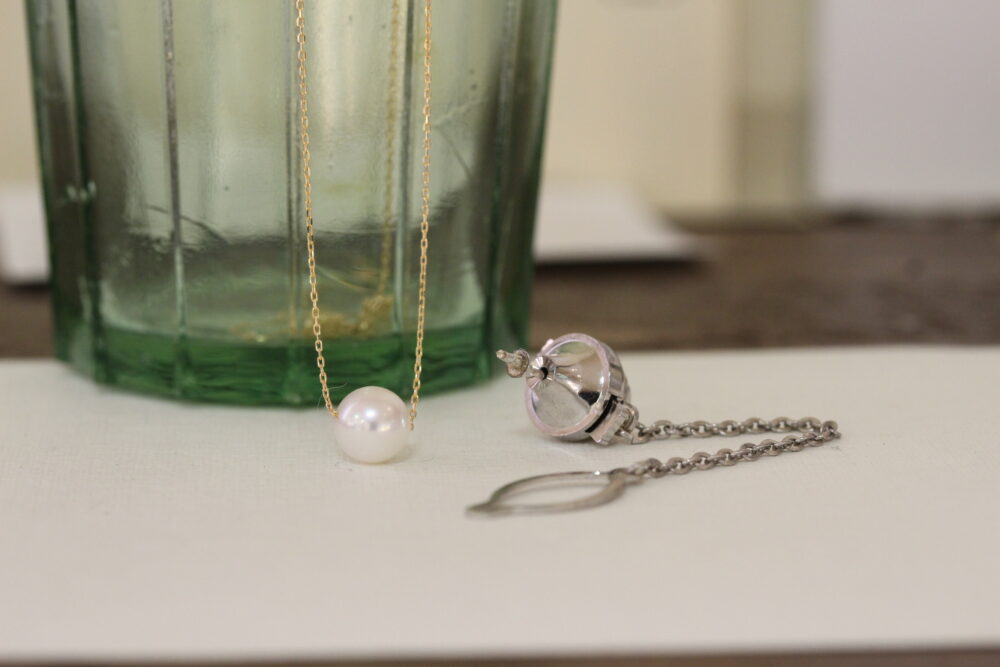 タイピンをネックレスへ