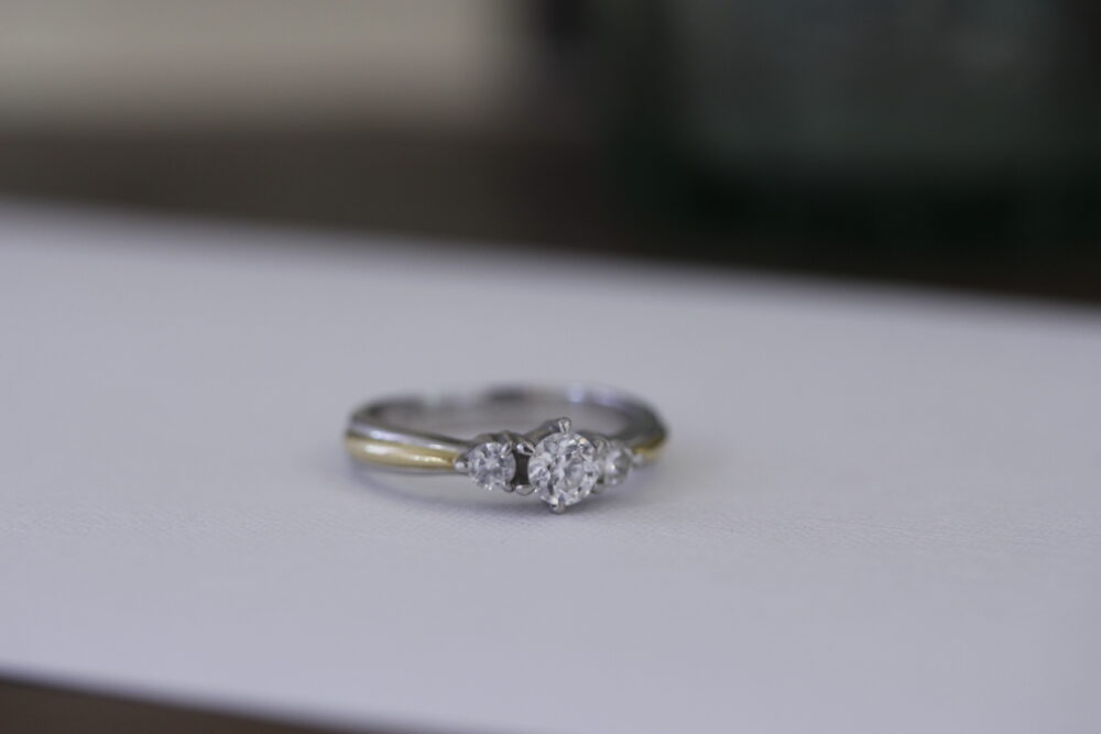 ダイヤの指輪のデザイン変更