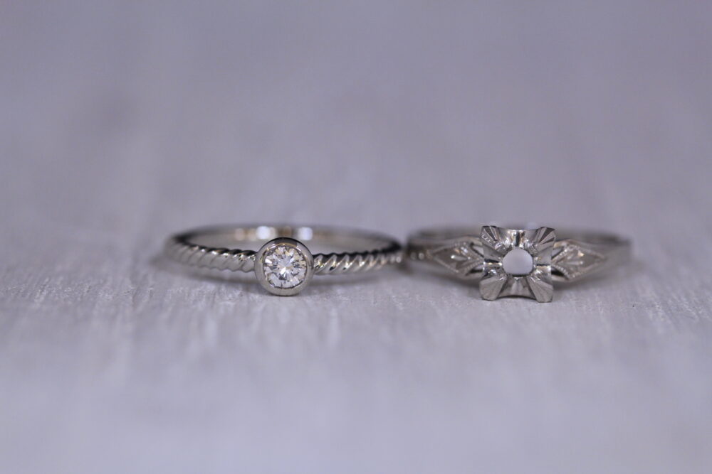 お母様の指輪を普段づかいのリングへ