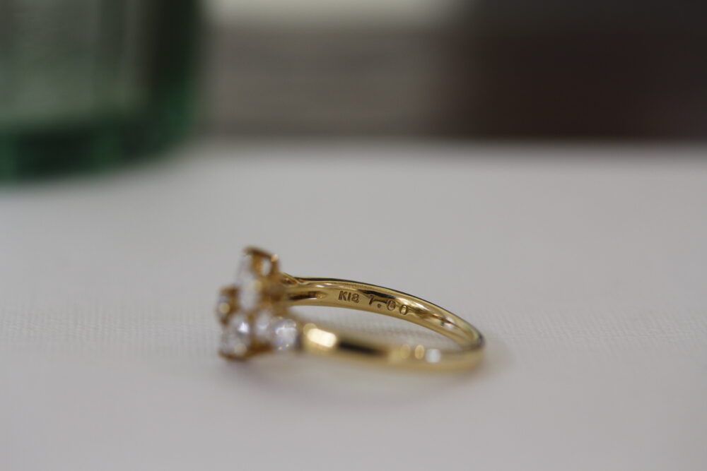 ダイヤの指輪のデザイン変更