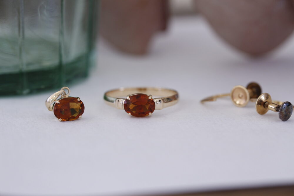 イヤリングを指輪＆ペンダントトップへ