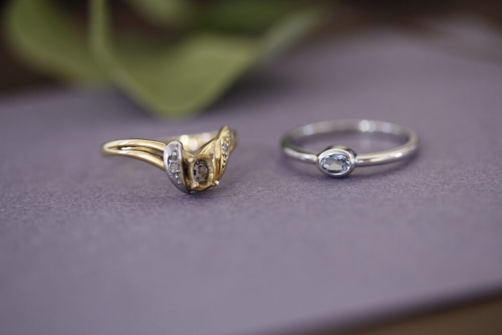 指輪のデザイン変更