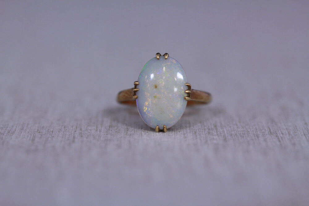オパールの指輪をネックレスへ