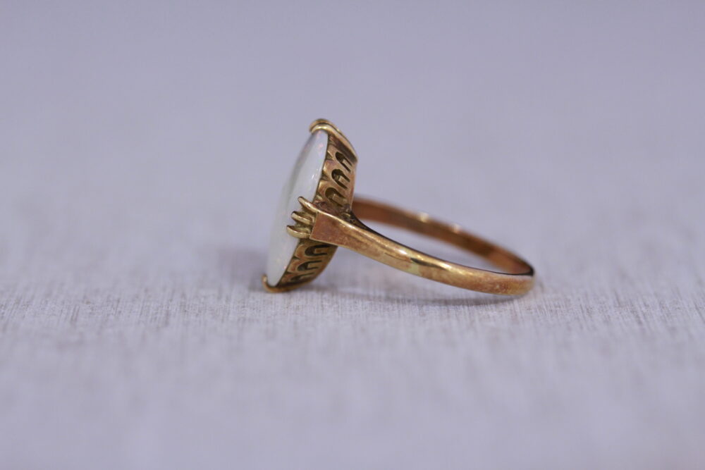 オパールの指輪をネックレスへ