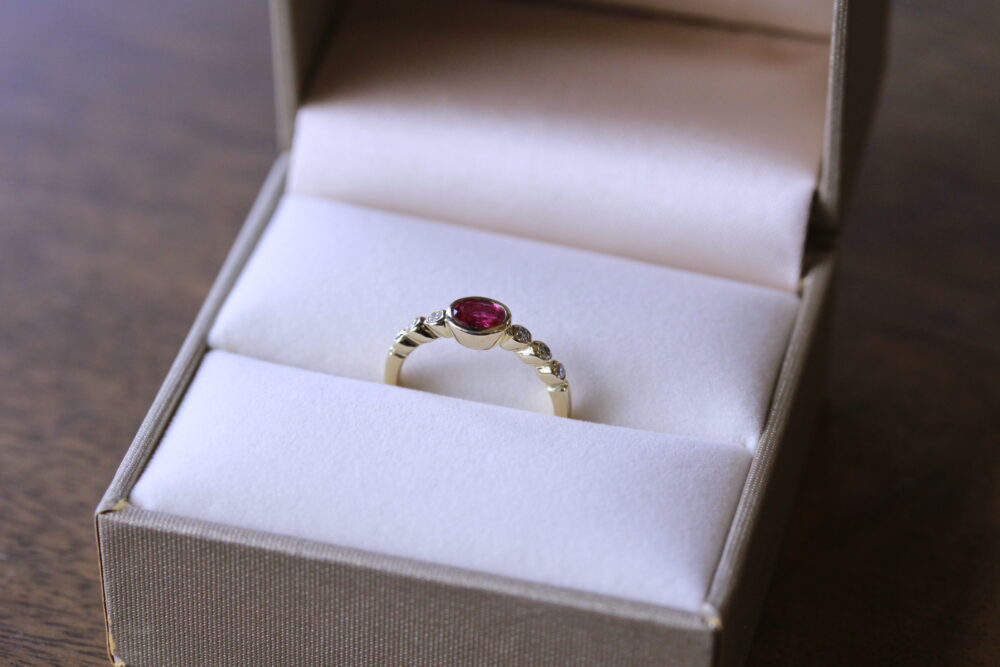 昔購入した指輪のデザインを変える