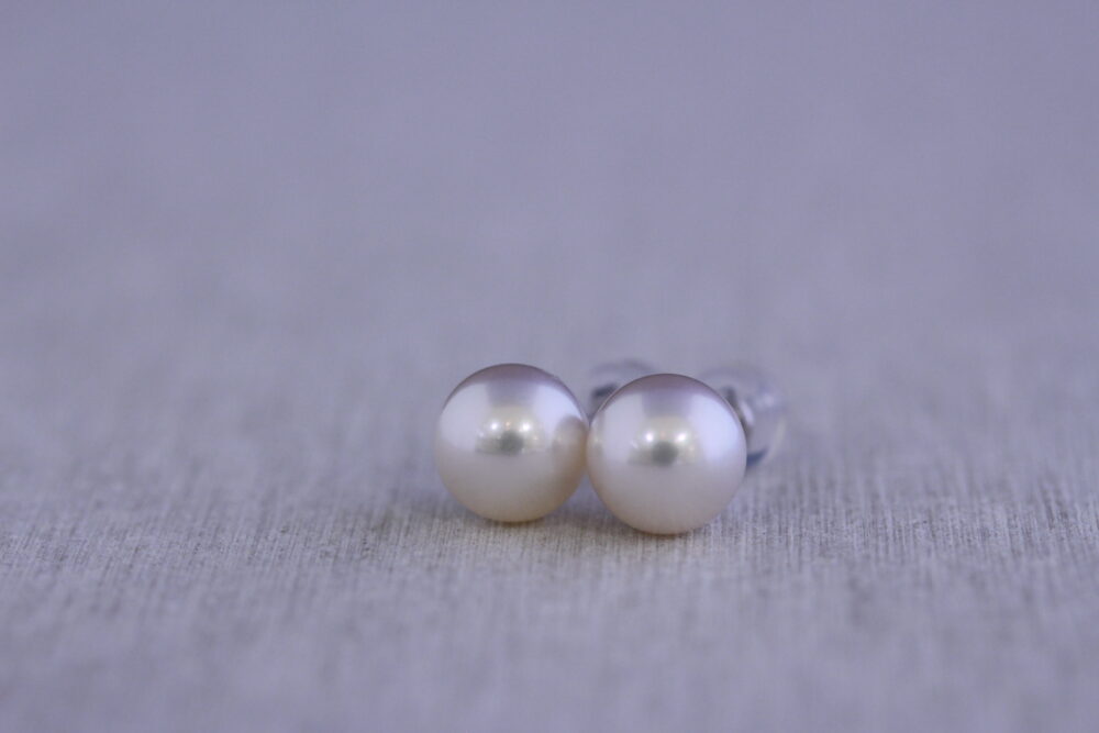 パールのイヤリング→ピアスへ