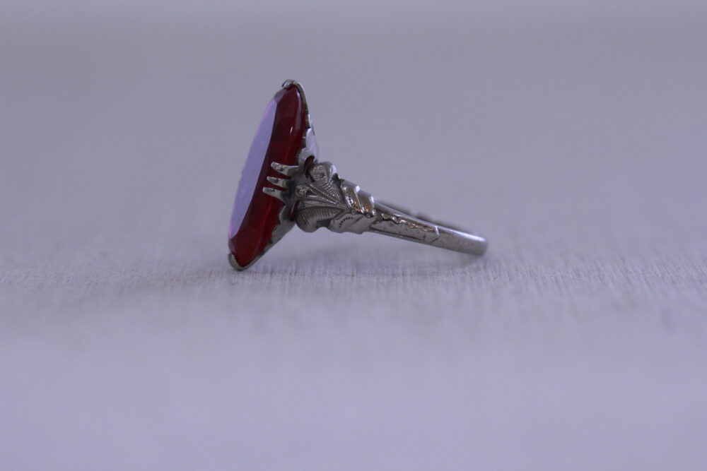 ルビーの指輪をネックレスへ