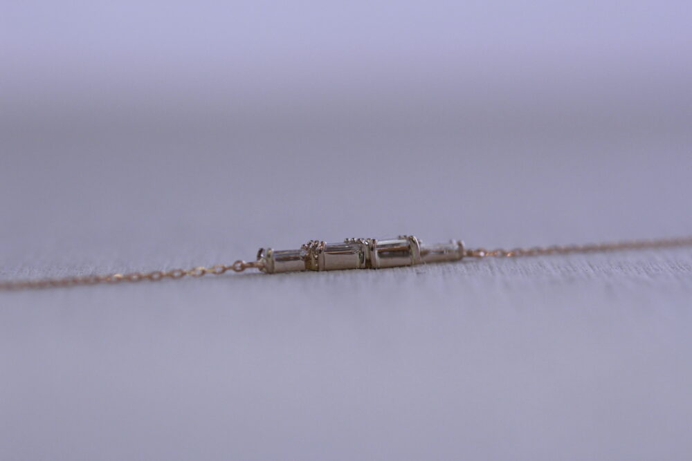 ルビーの指輪をブレスレット＆リングの2つに