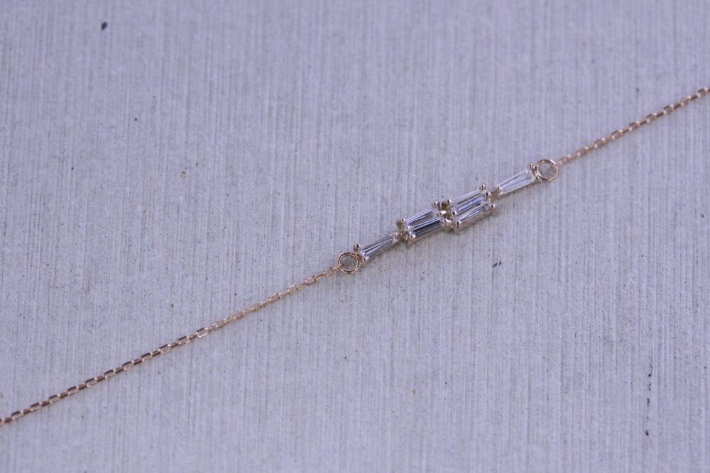 ルビーの指輪をブレスレット＆リングの2つに