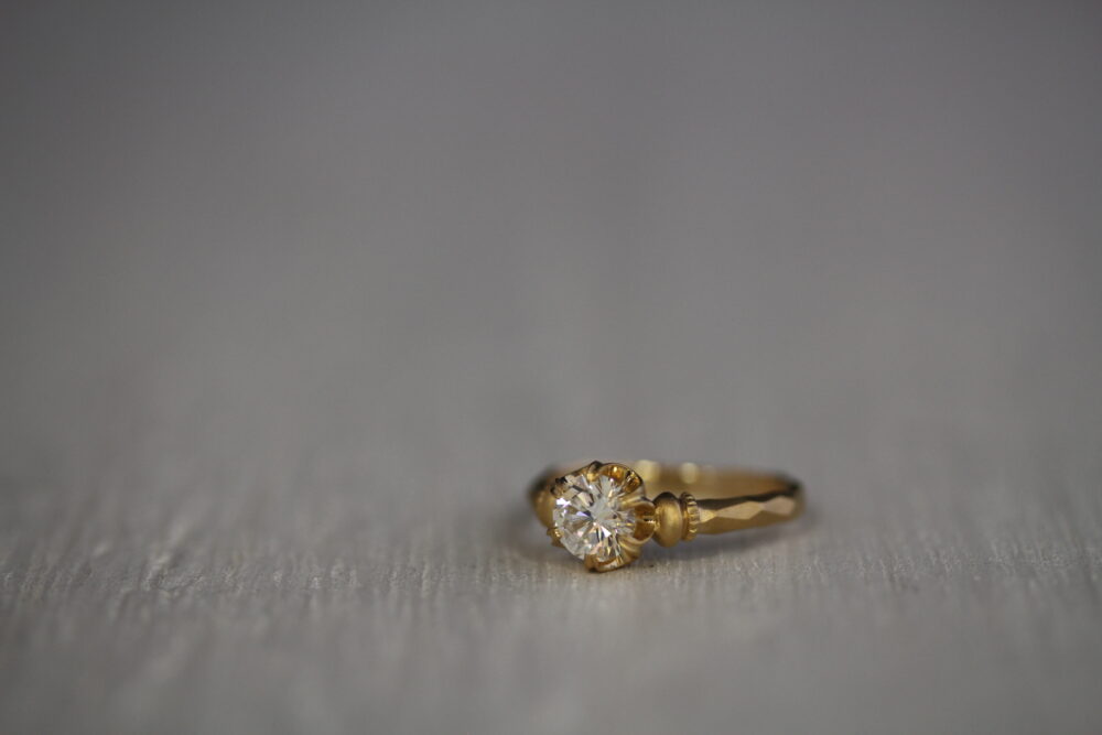 ネックレスのダイヤをリングへ