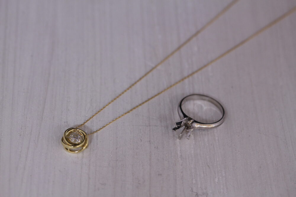 指輪をネックレスへ 