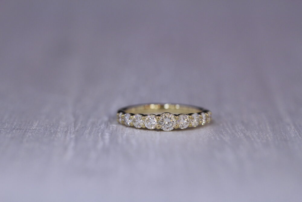 ダイヤリングのデザイン変更