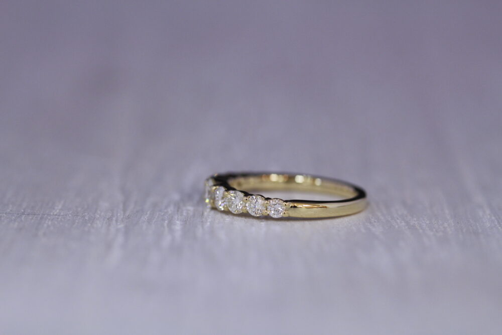 ダイヤリングのデザイン変更