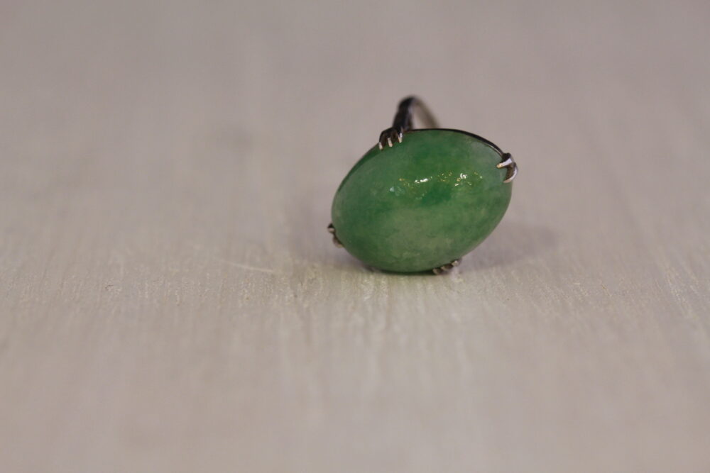 翡翠の指輪をネックレスへ