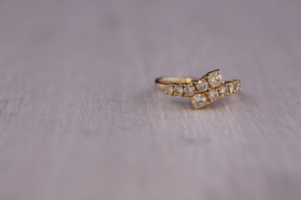 ダイヤリングのデザイン変更