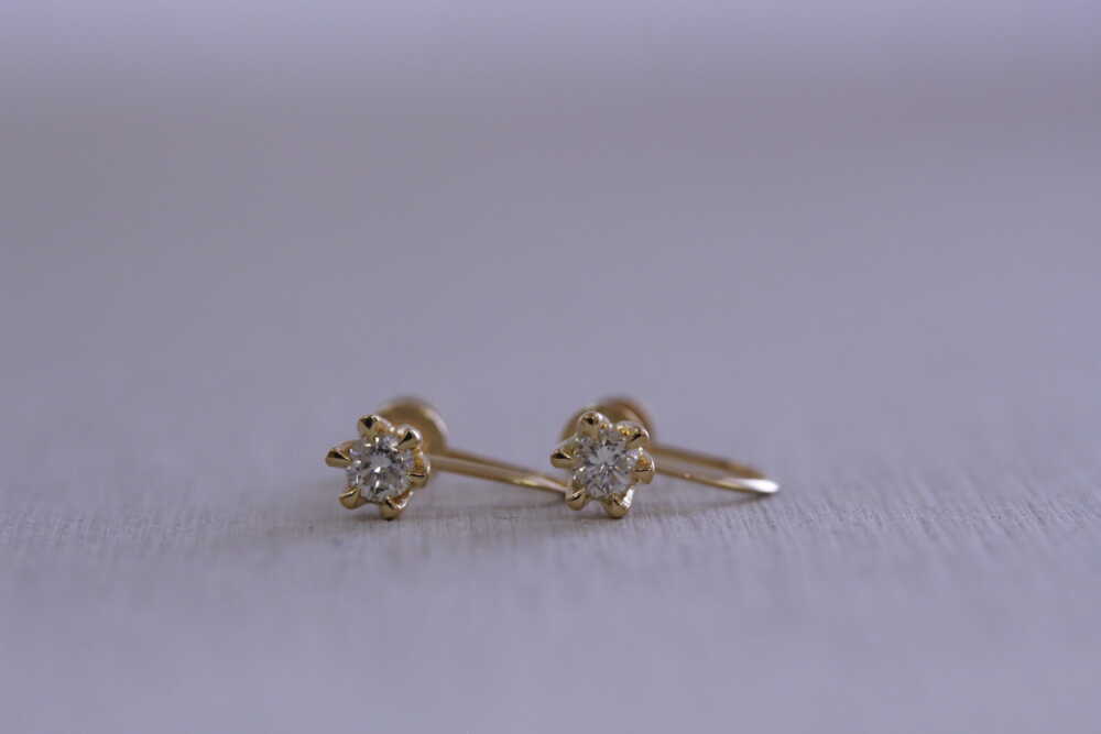 ダイヤのイヤリングをピアスに