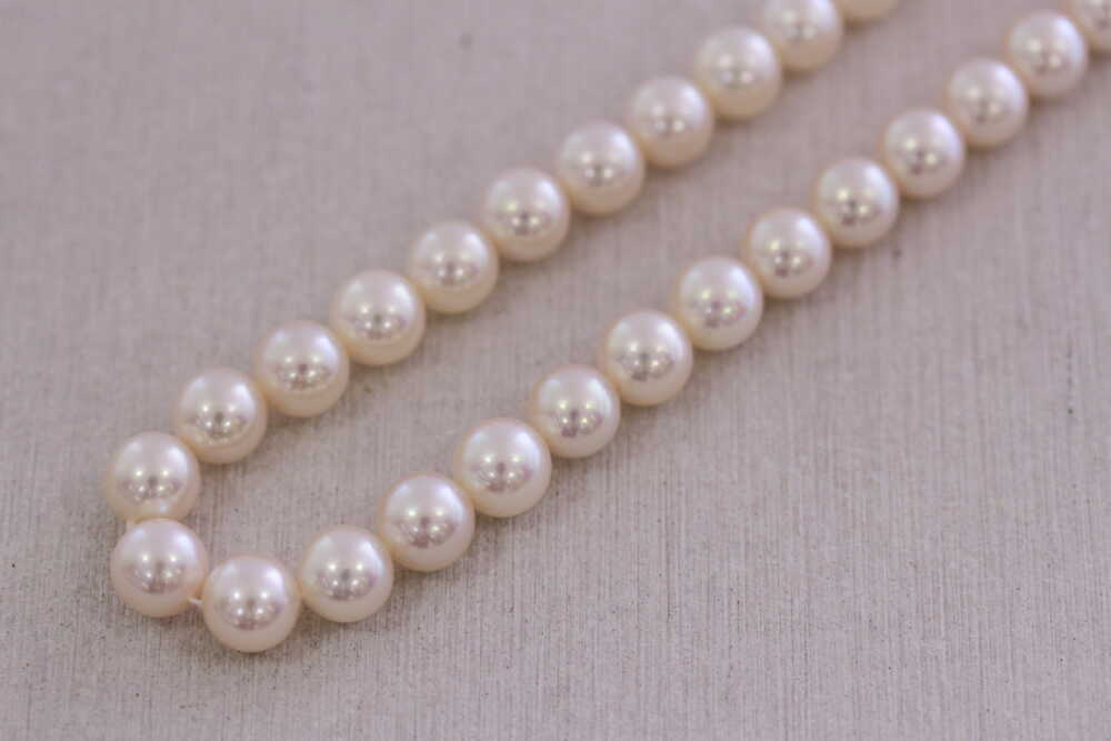 パールネックレスからブレスレットに