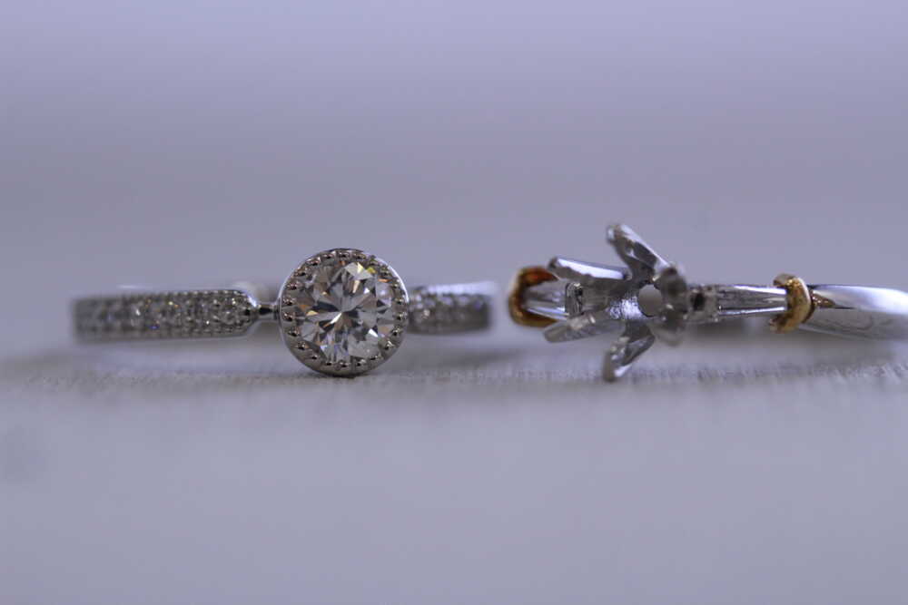 指輪を新しいデザインへ